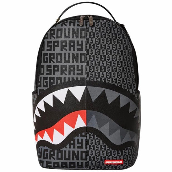 Sprayground+Embossed+Shark+Mouth+DLXSV+Unisex+Backpack+-+Black+%