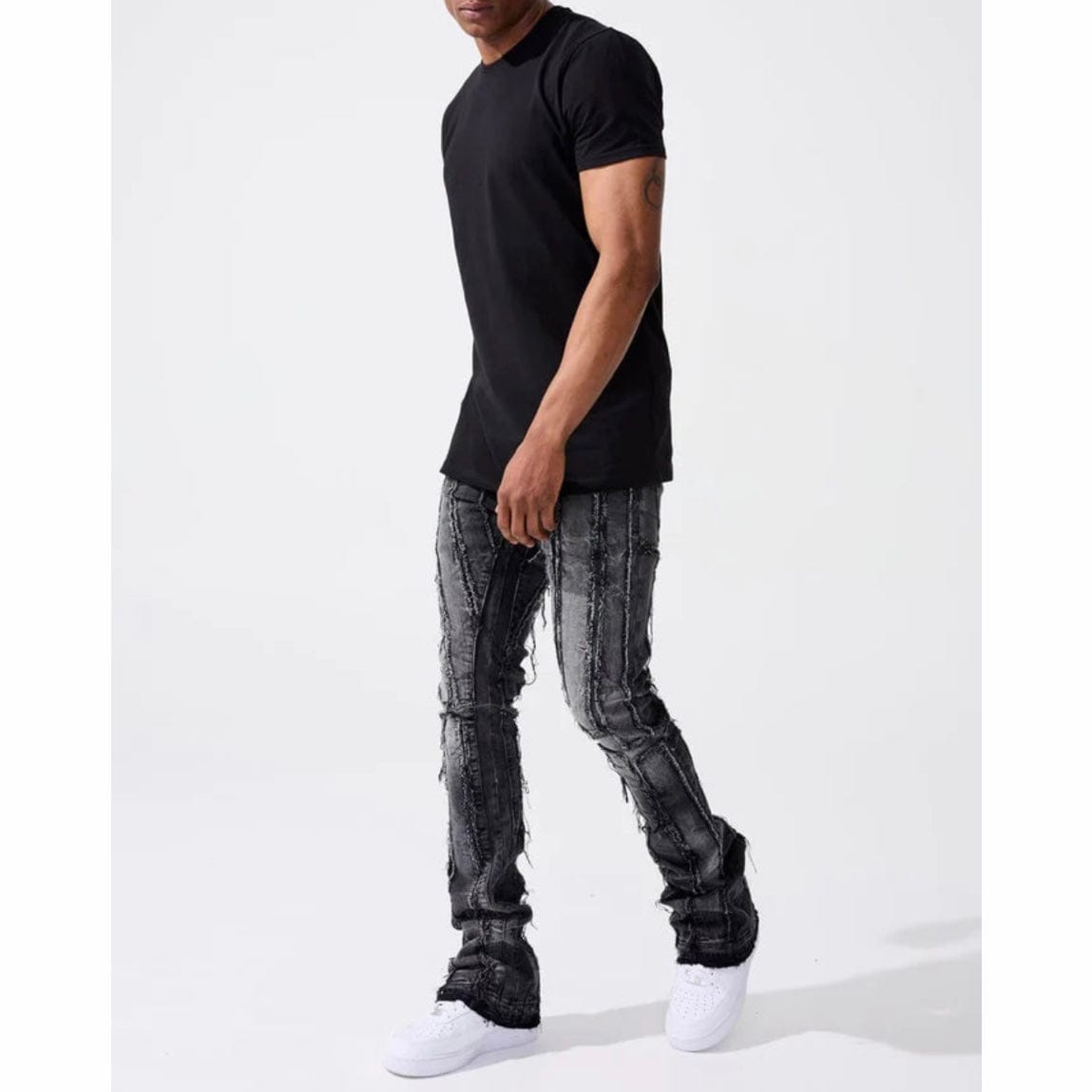 Jordan Craig Ross Stacked Brazen Denim (Industrial Black) JRF1107