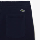 Lacoste Unbrushed Organic Cotton Fleece Short (Navy Blue) GH5582-51