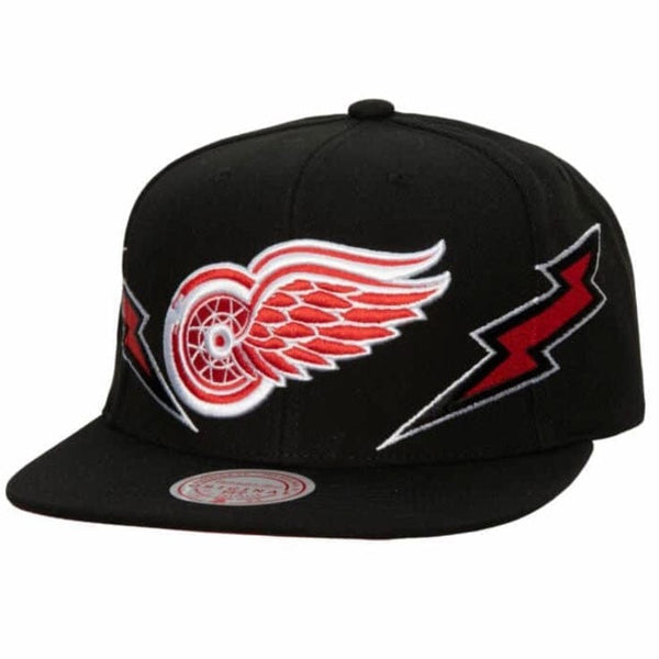 Mitchell & Ness NHL Vintage Red Wings Double Trouble Snapback (Black)
