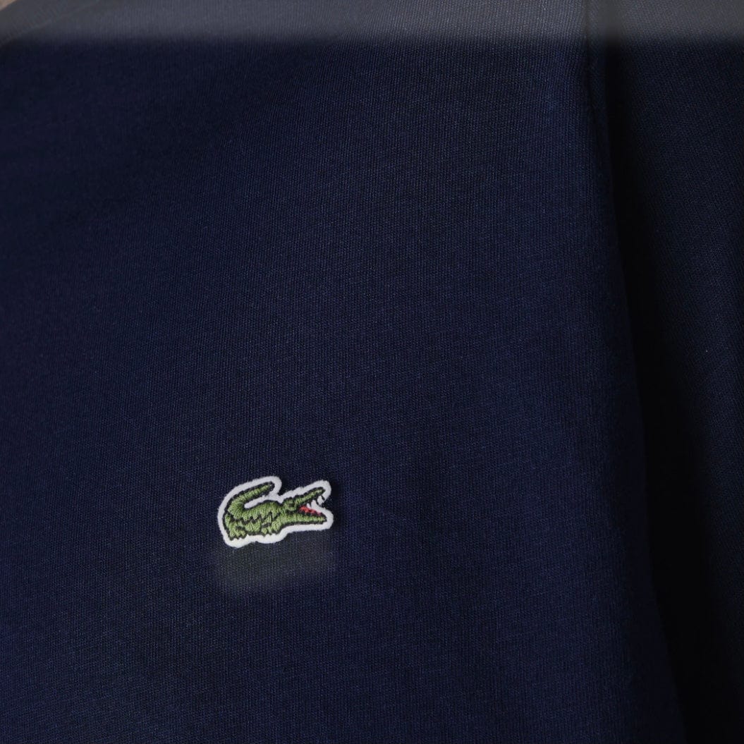 Lacoste Crew Neck Pima Cotton Jersey T Shirt (Navy) TH6709-51