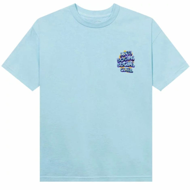 Anti social social club blue cheap shirt