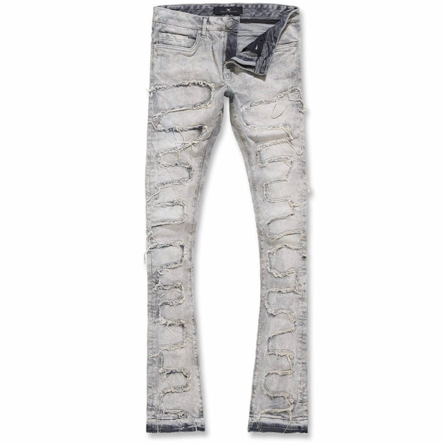 Jordan Craig Martin Stacked Python Denim (Bone White) JTF1130