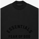 Kids Fear Of God Essentials Core Crewneck (Jet Black) 785SP232060K