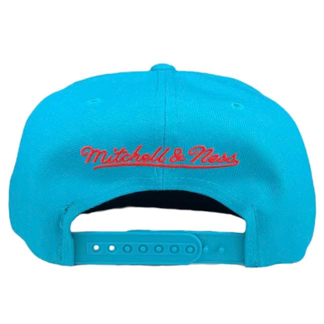 Mitchell & Ness Nba Detroit Pistons Front Face Hwc Snapback (Teal)
