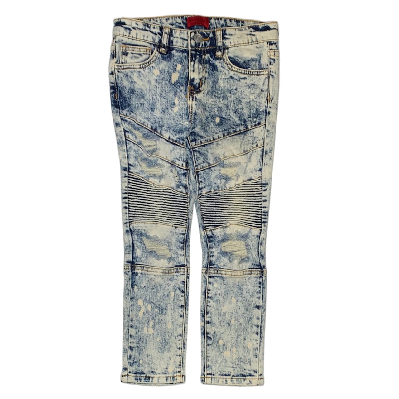 Haus Of Jr Moto Jean (Bleach Blue) - OH17DDBIAW