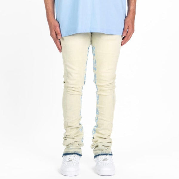 Pheelings Against All Odds Flare Stack Denim (Light Blue/Sky Blue)