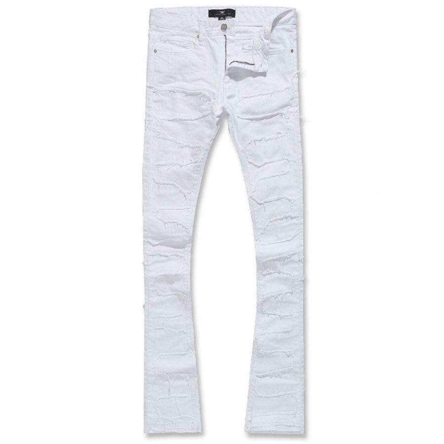 Jordan Craig Martin Stacked Python Denim (White) JTF1130A