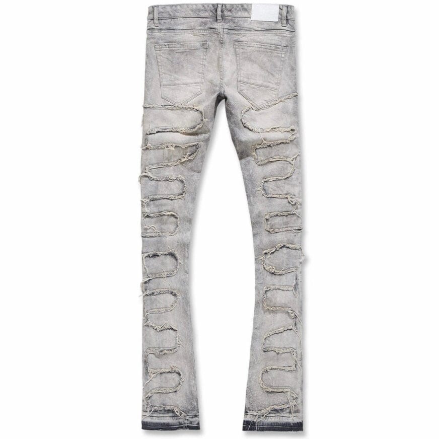 Jordan Craig Martin Stacked Python Denim (Bone White) JTF1130