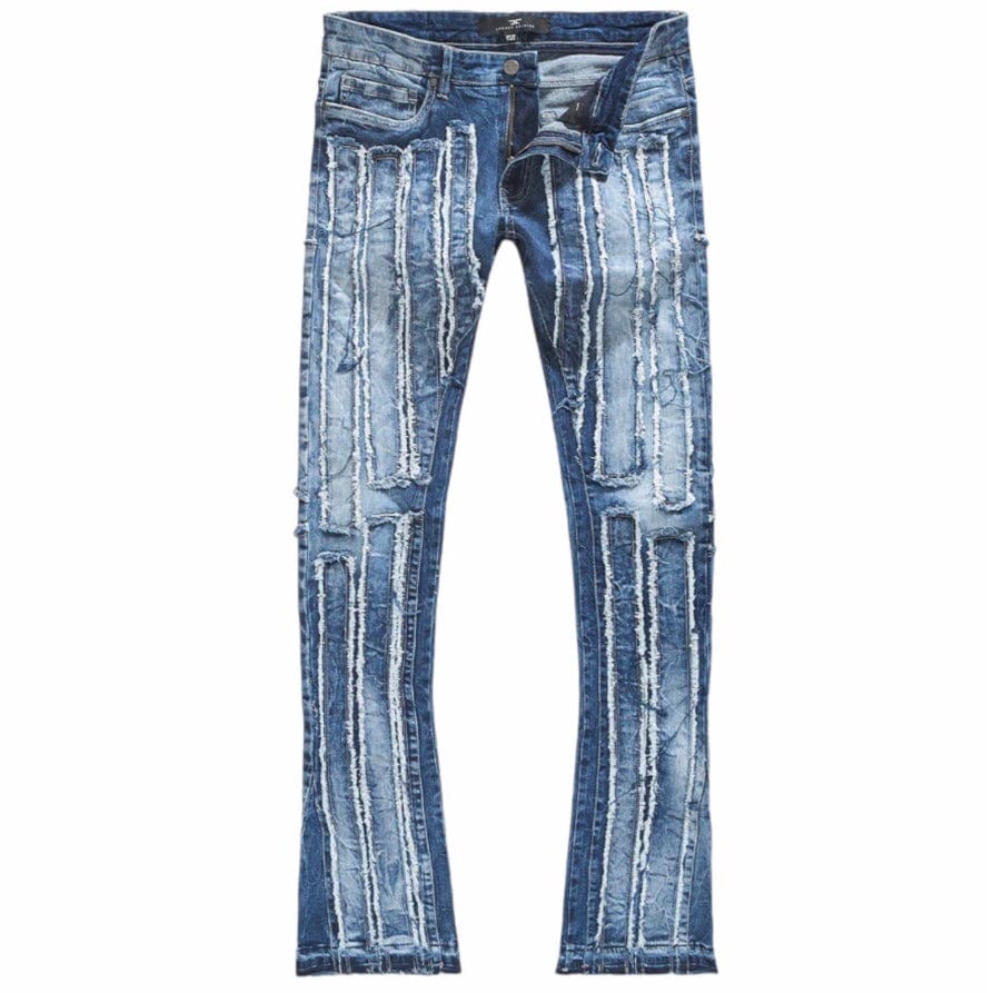 Jordan Craig Ross Stacked Brazen Denim (Medium Blue) JRF1107