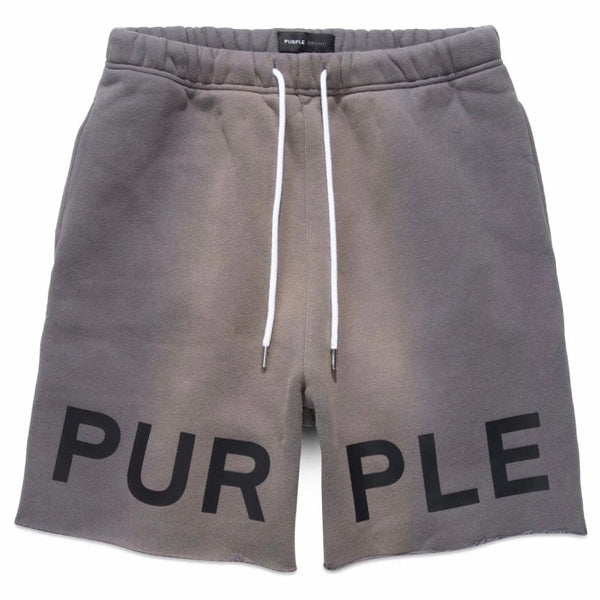 Purple Brand Jumbo Wordmark Heavyweight Fleece Short (Charcoal)