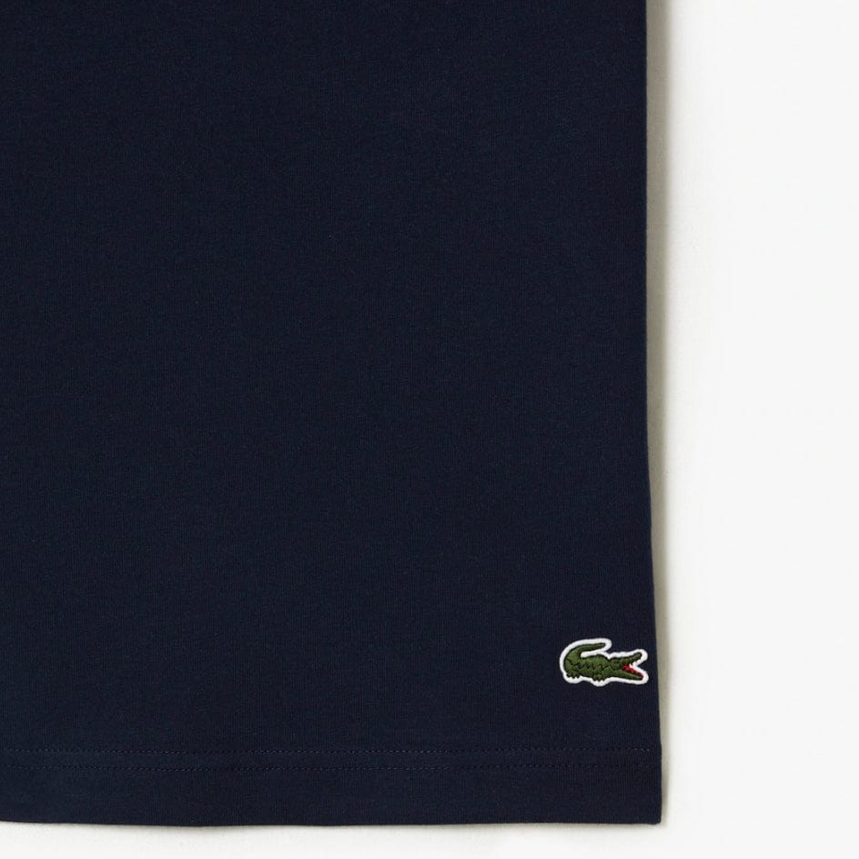 Lacoste Cotton Jersey Print T Shirt (Navy Blue) TH5070-51