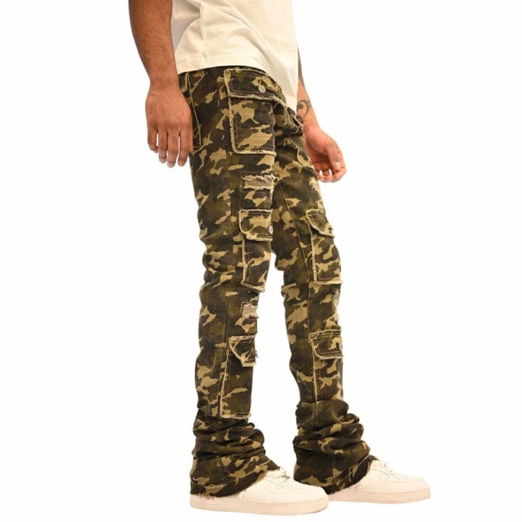 Doctrine Denim Savant Camo Super Stacked Jean (Camo) DB0001-STK