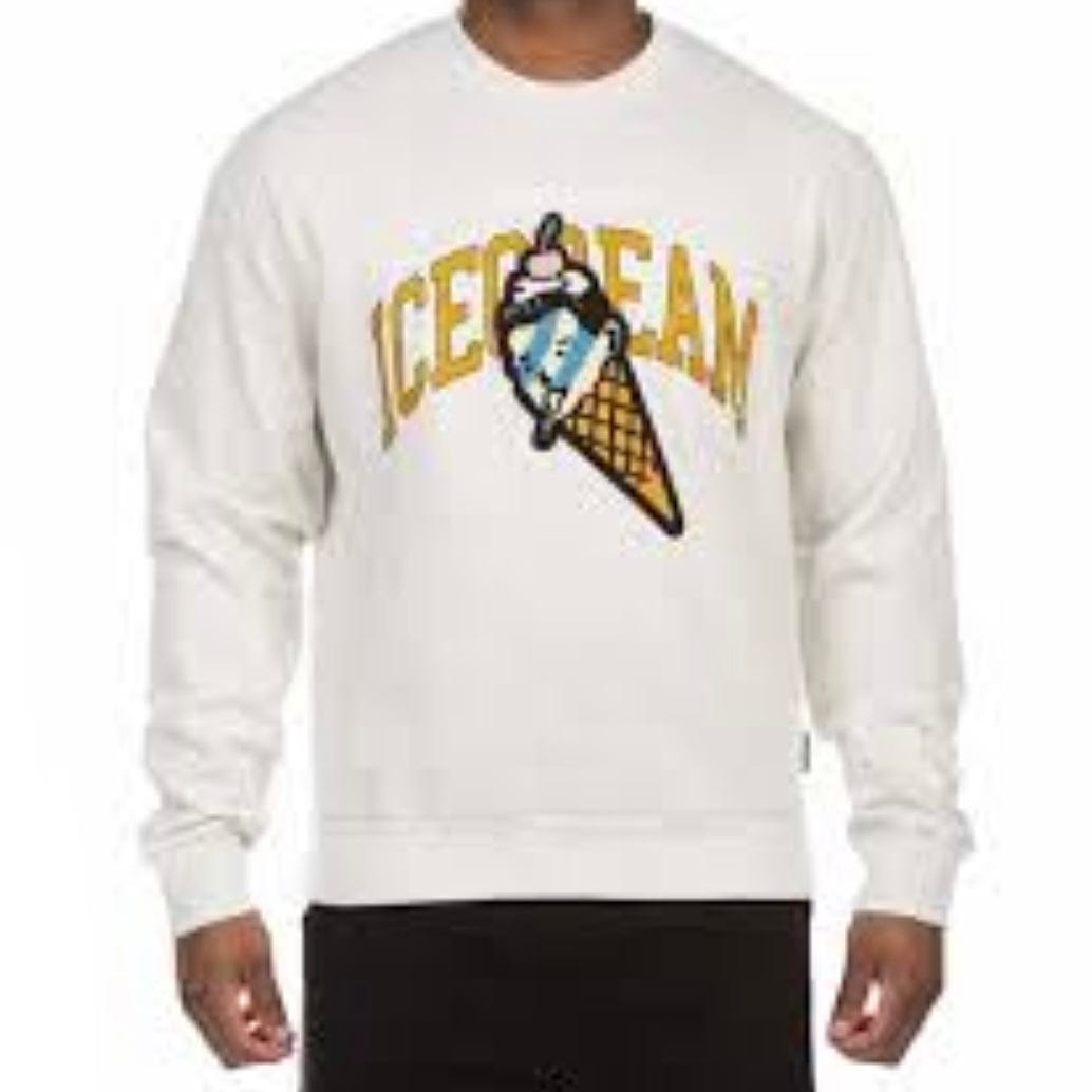 Ice Cream Himalaya Crewneck (Light Grey) 411-7316