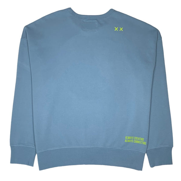 Cult Of Individuality Novelty Pullover Sweatshirt (Blue) 622B10-PH21B