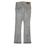 Kids Jordan Craig Stacked With Shreds Jeans (Arctic Grey) JTF206K