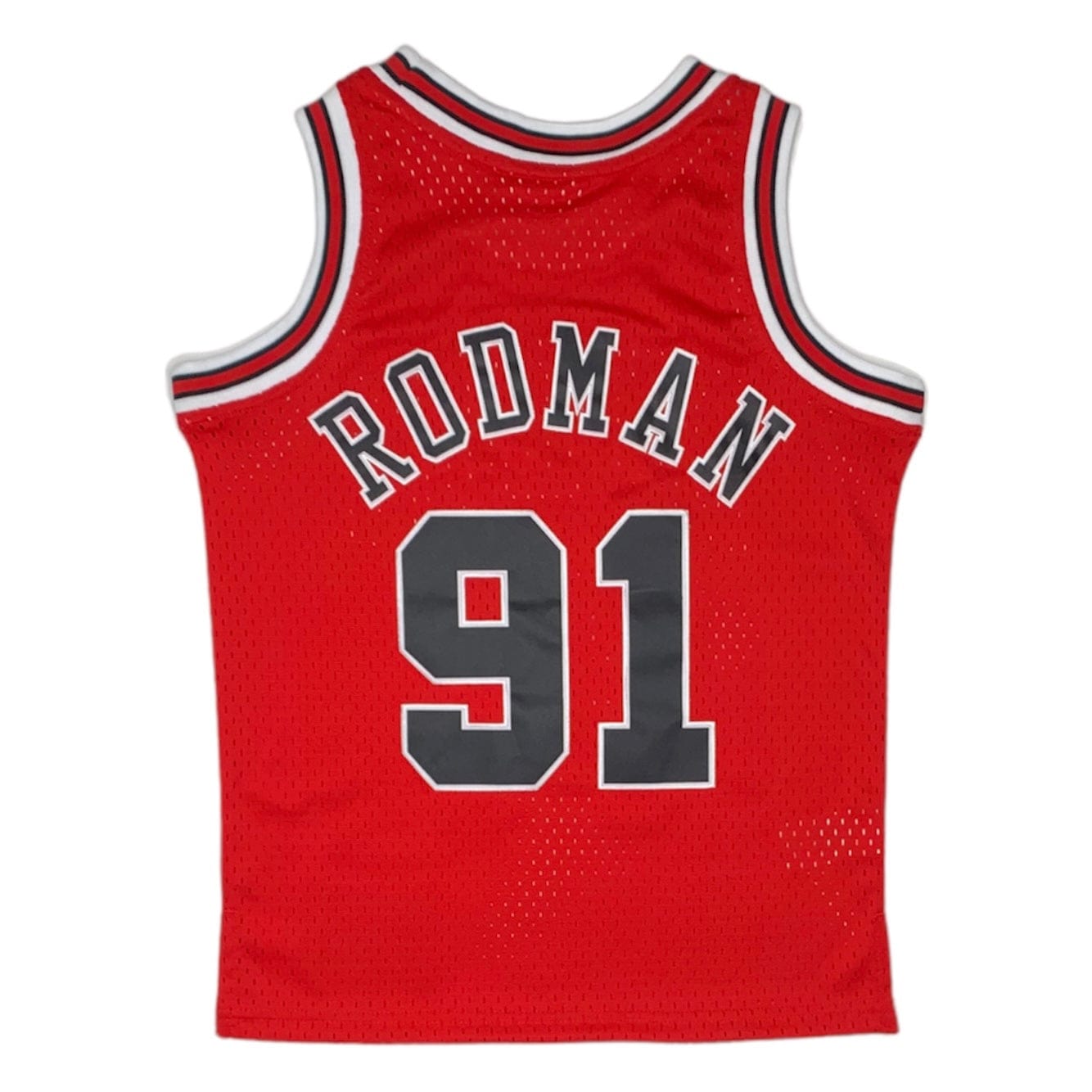 Kids Mitchell & Ness Nba Chicago Bulls Swingman Road Jersey (Red)