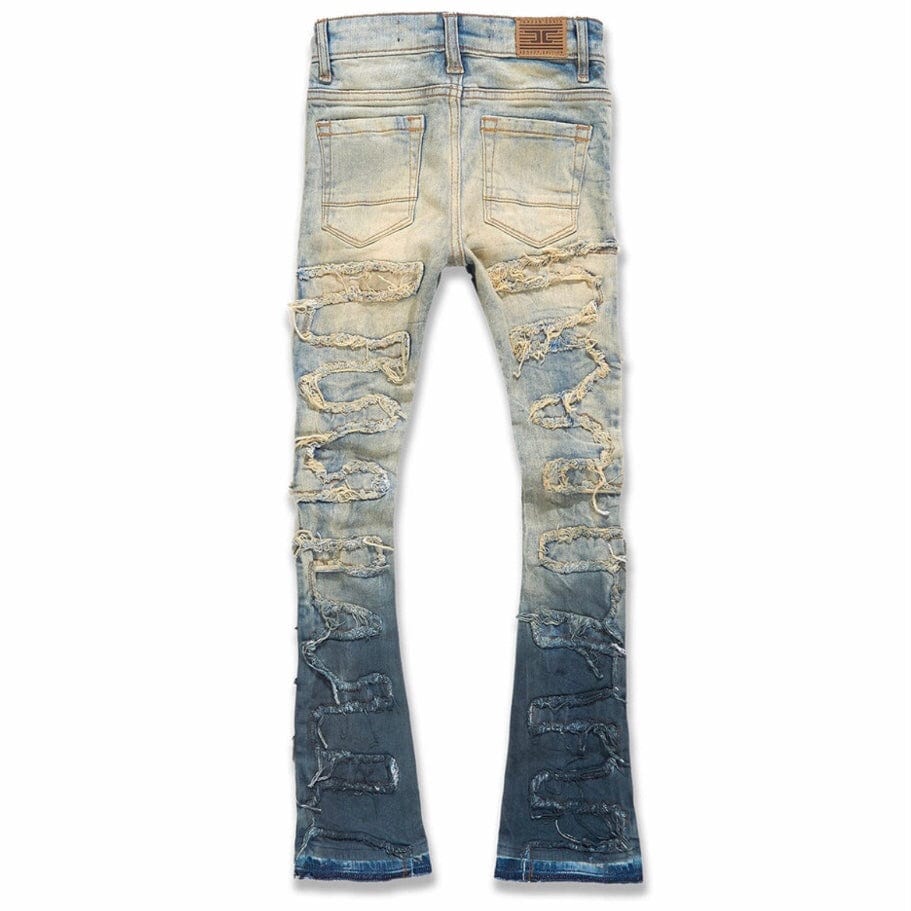 Boys Jordan Craig Stacked Python Denim (Vintage) JTF1130B