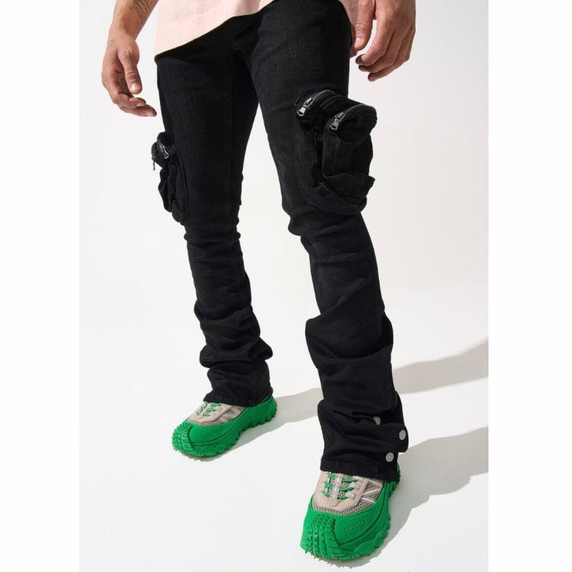 Serenede Dua Stacked Jeans (Black) DUA-WASHED