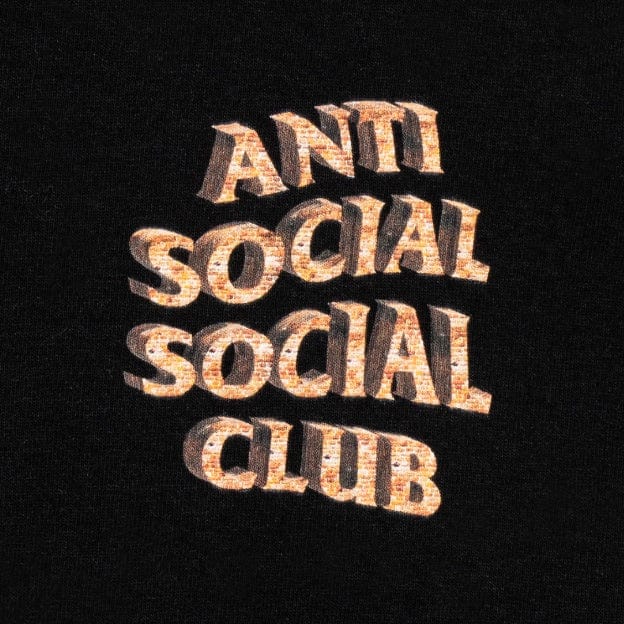Anti Social Social Club White Picket Fence Tee (Black)