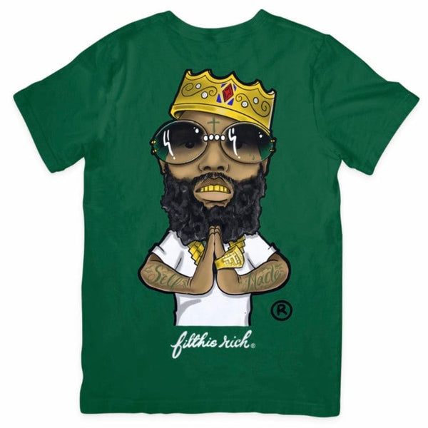 Filthie Rich Triple OG T Shirt (Olive Green)