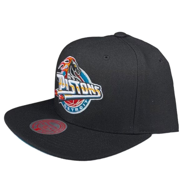 Mitchell & Ness Nba Detroit Pistons Pop Snapback (Black)