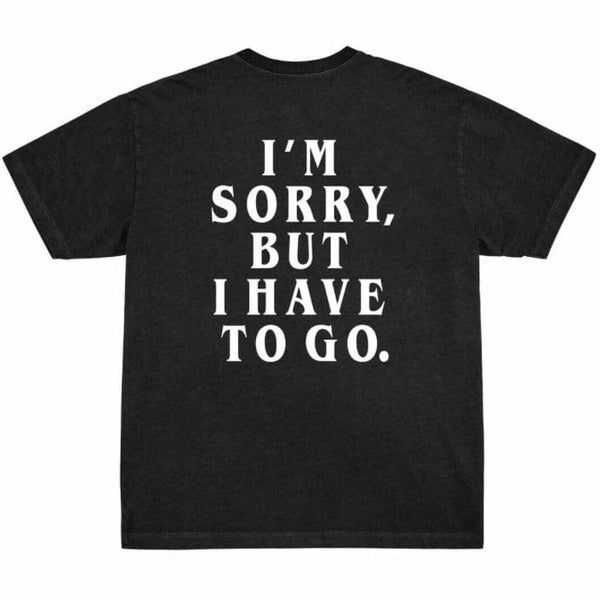 Please Come Home I'm Sorry Tee (Black) PCH-SUM23-0310