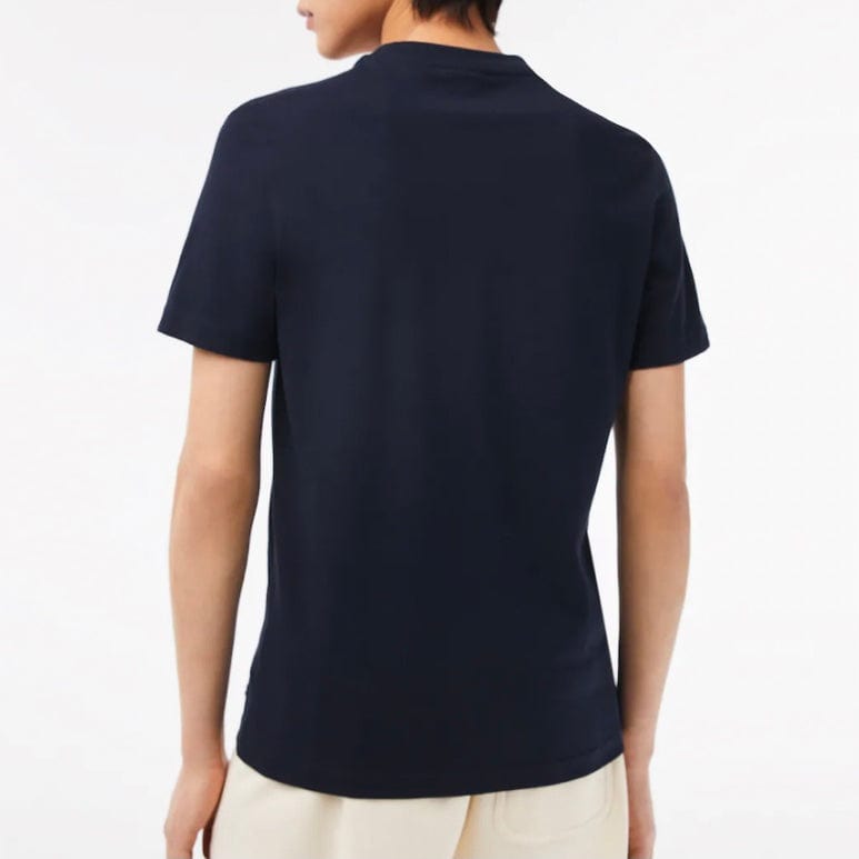 Lacoste Cotton Jersey Print T Shirt (Navy Blue) TH5070-51