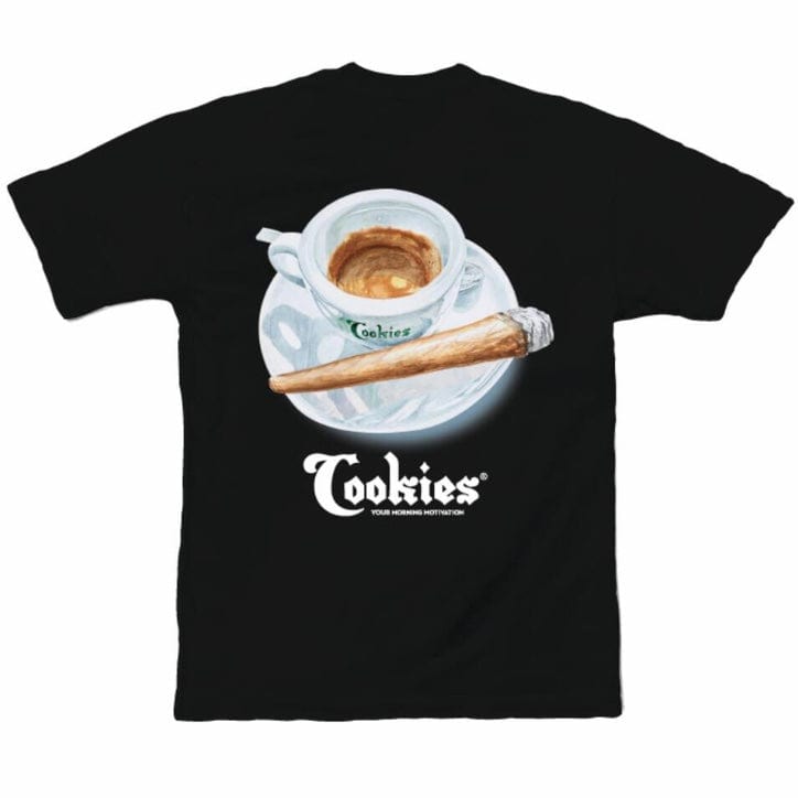 Cookies Morning Motivation SS Tee (Black) CM232TSP41