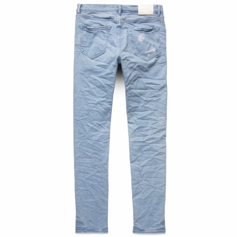 Purple Brand Overdye Blowout Repair Jean (Blue) P001-PBOB323