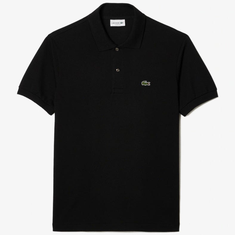 Lacoste Original Petit Pique Cotton Polo (Black) L1212-51