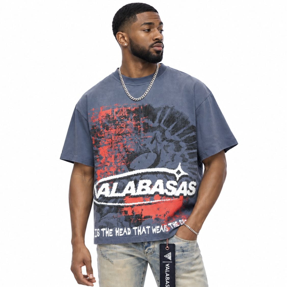 Valabasas The Crown Tee (Vintage Blue) VLBS-VCR1-1018