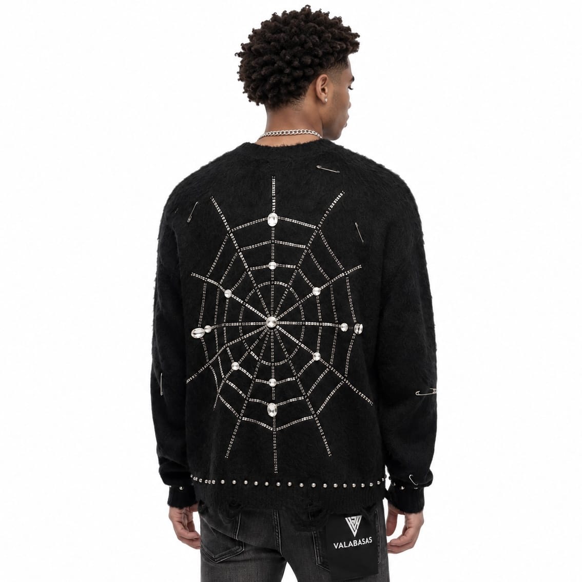 Valabasas Creepin Crewneck Sweatshirt (Black) VLBS-VCR1-1007