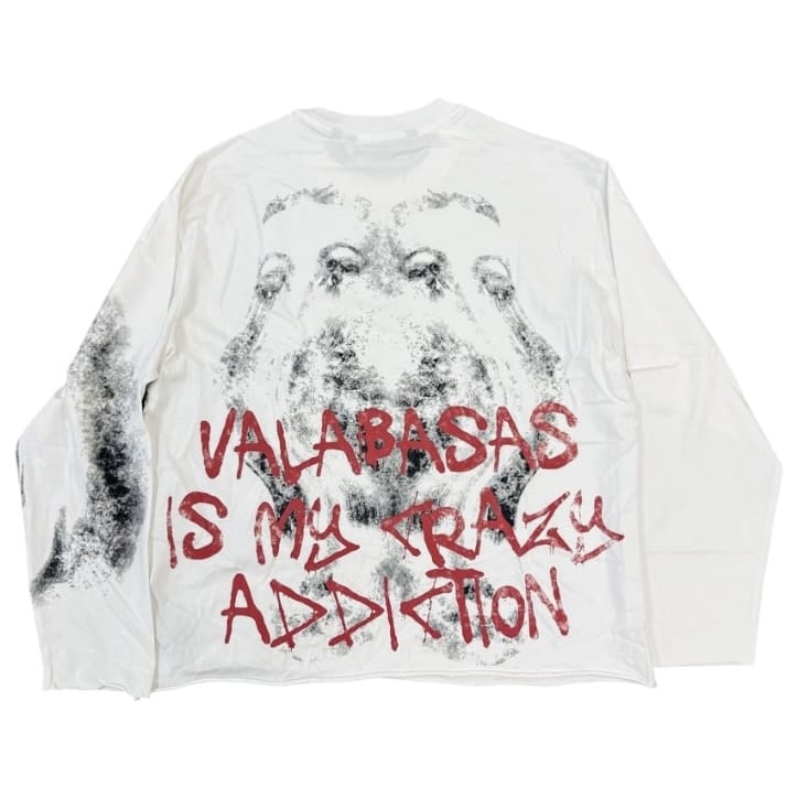 Valabasas Shy Long Sleeve Tee (White) VLBS-VCR1-1012