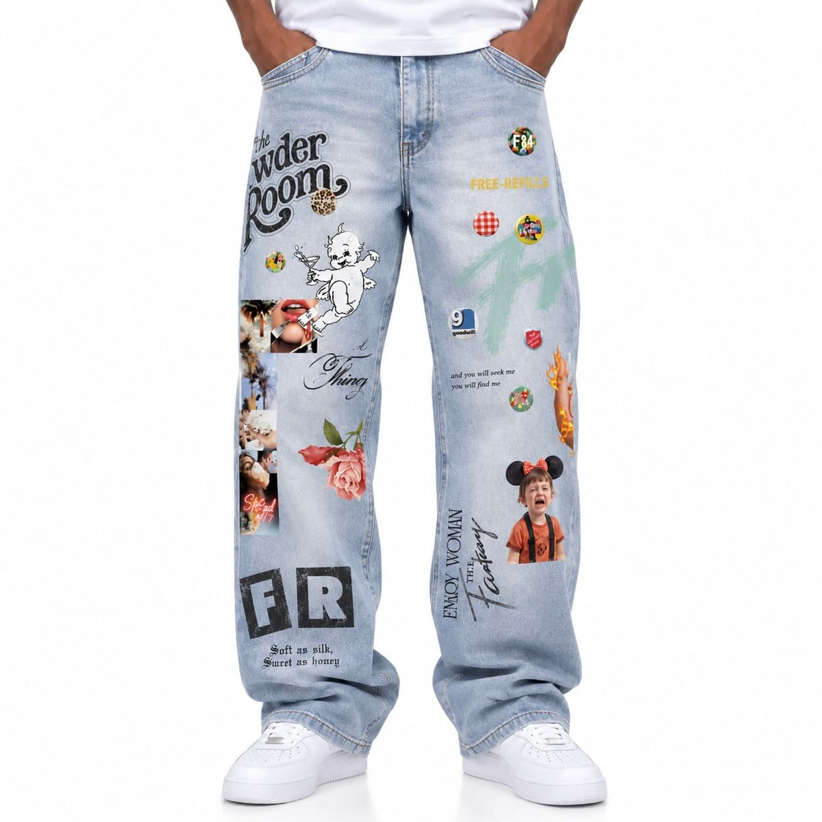 Free Refills The Powder Room Jeans (Light Blue) FR-H26-004