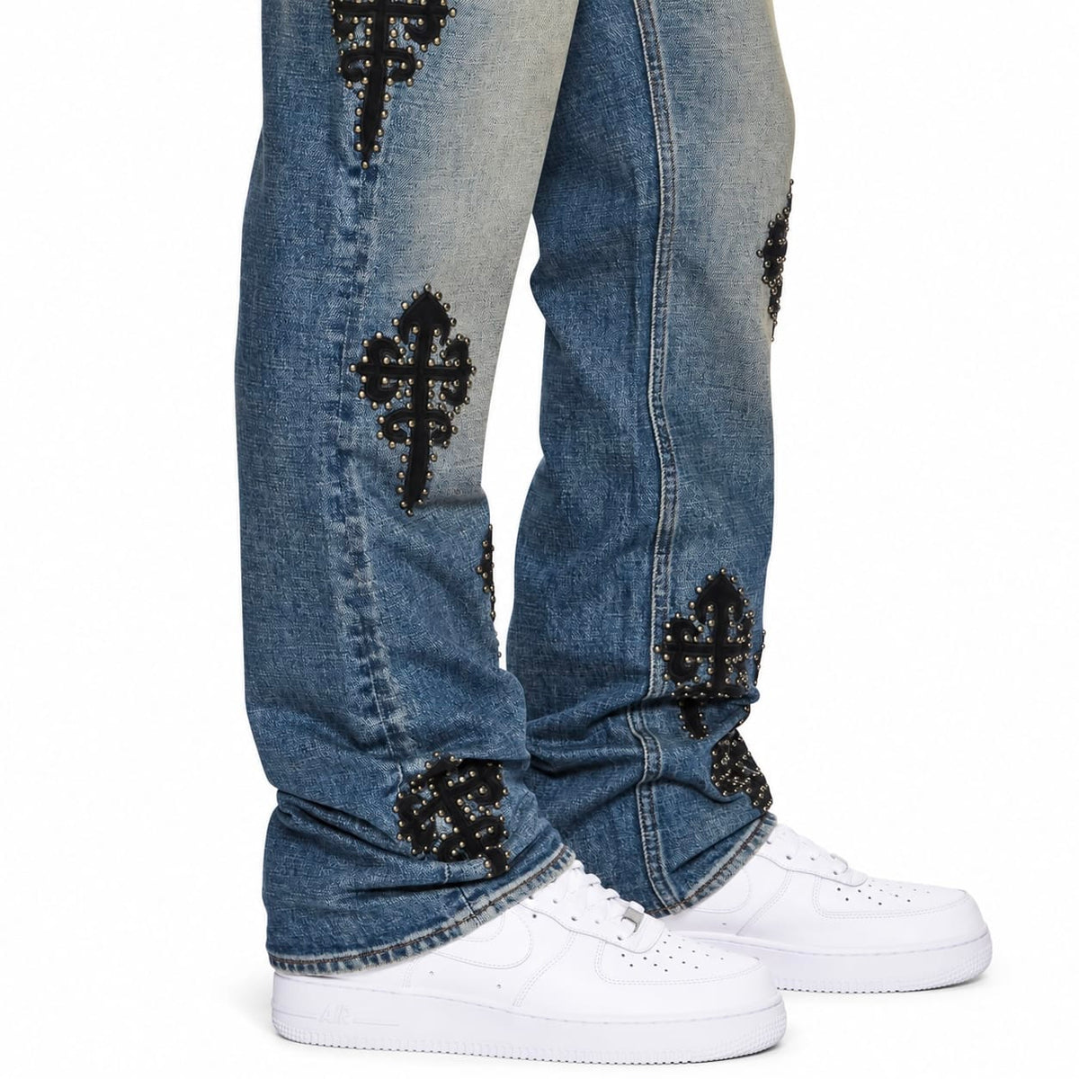 Ksubi Bronko Reup Blue Kaliba Denim Jean (Denim) MFA26DJ112