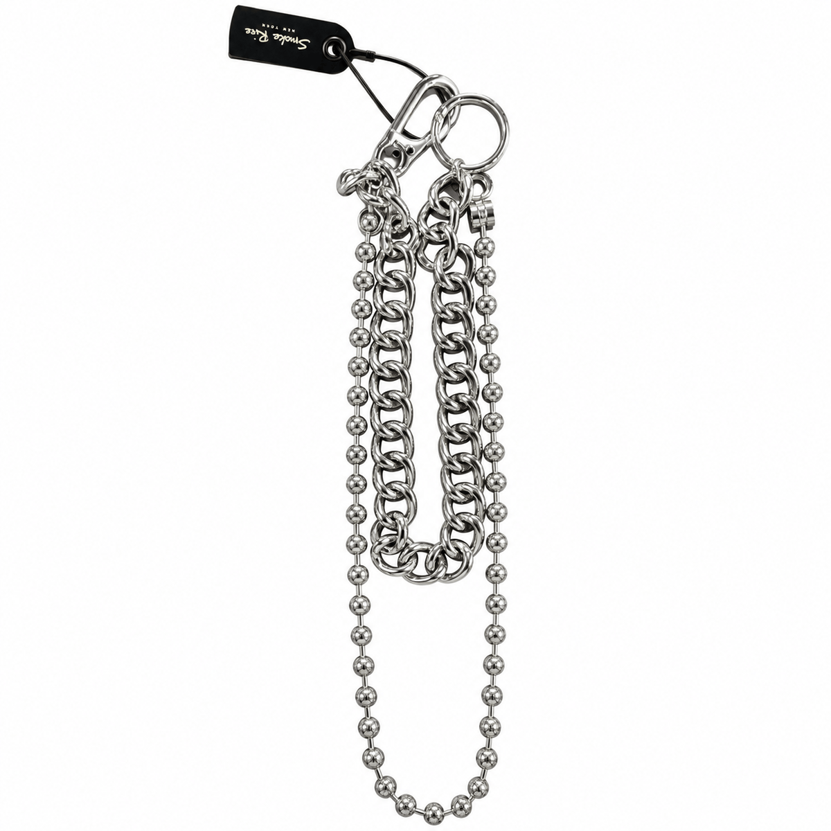 Smoke Rise Ball & Link Jean Chain (Silver)