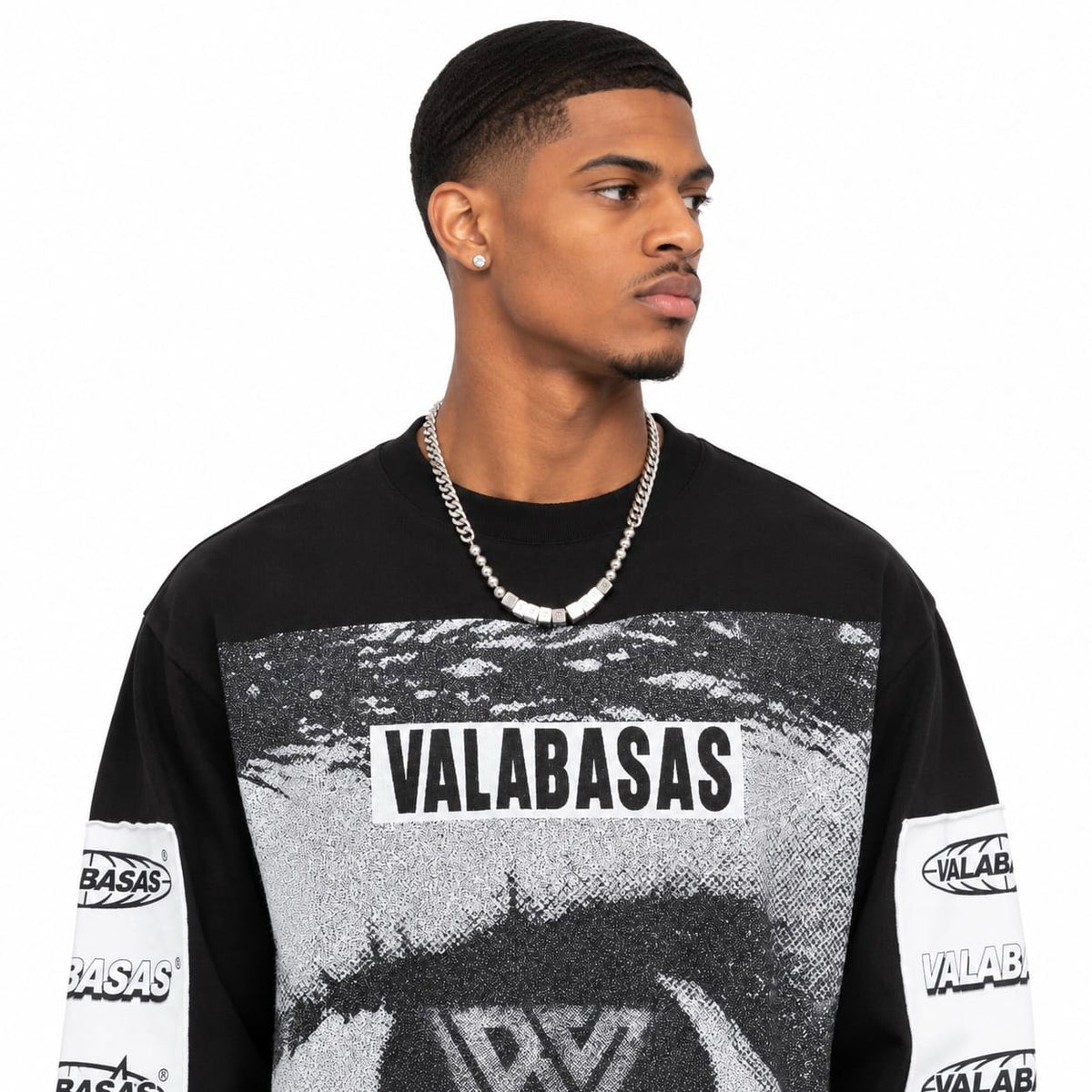 Valabasas Optic Nerve Long Sleeve Tee (Vintage Black) VLBS-VCR1-1015