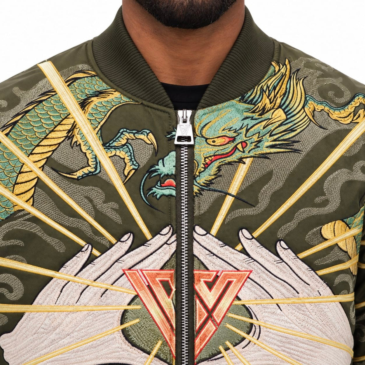 Valabasas Po Full Zip Jacket (Olive) VLBS-VJK1-1095