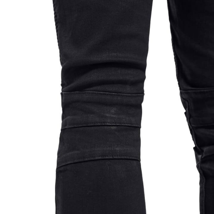 Valabasas Mr. Biker Denim Jean (Black Waxed) VLBS-VJ2-1065