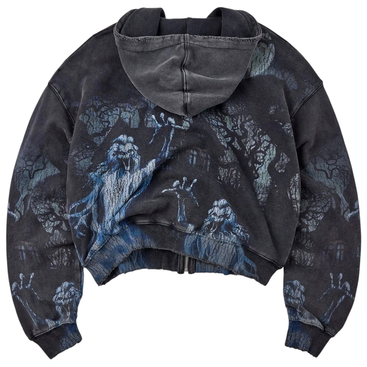 Vale Forever Casper Zip Up Hoodie (Black/Blue)