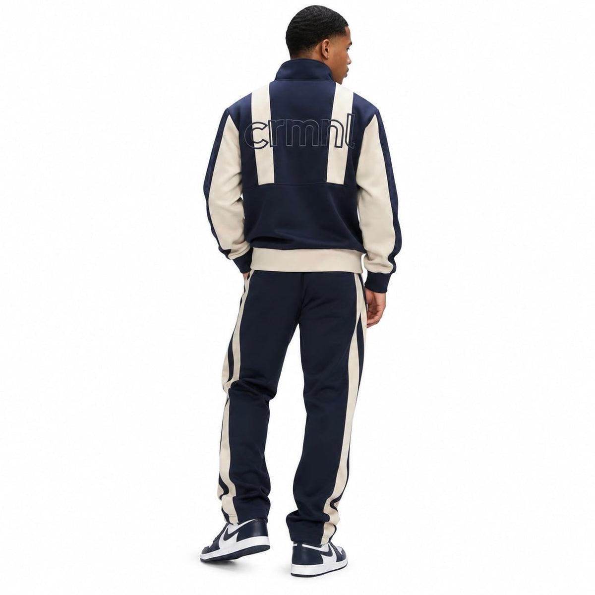 Criminal Damage Panel FC Track Top & Pants Set (Navy)