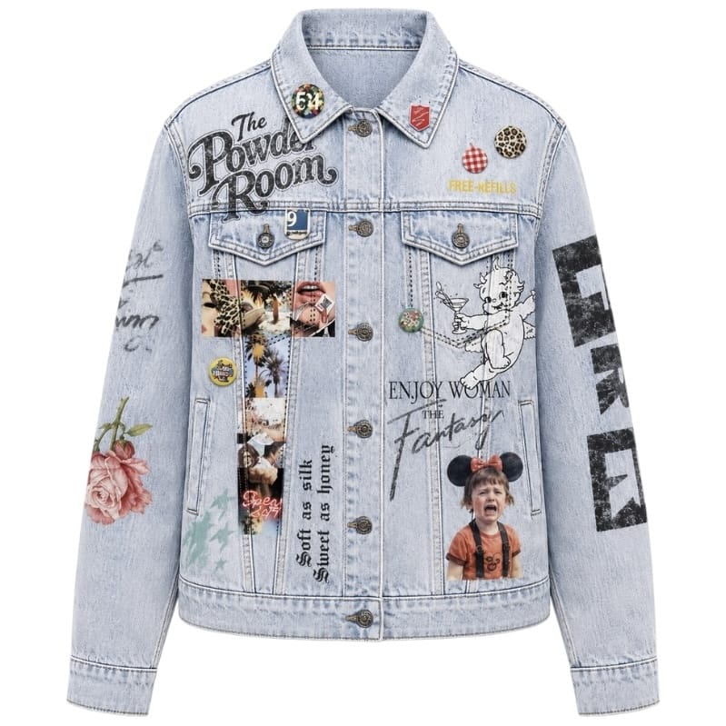 Free Refills The Powder Room Jacket (Light Blue) FR-H26-001