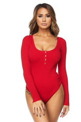 WOMENS HERA COLLECTION BODYSUIT - RED
