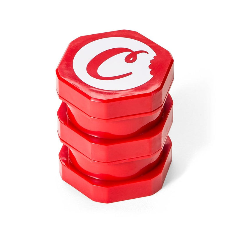 Cookies V2 large stackable "Child Proof" Plastic Storage Jar (Red)