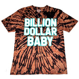 Billion Dollar Baby Logo Tie Dye T Shirt (Black) M