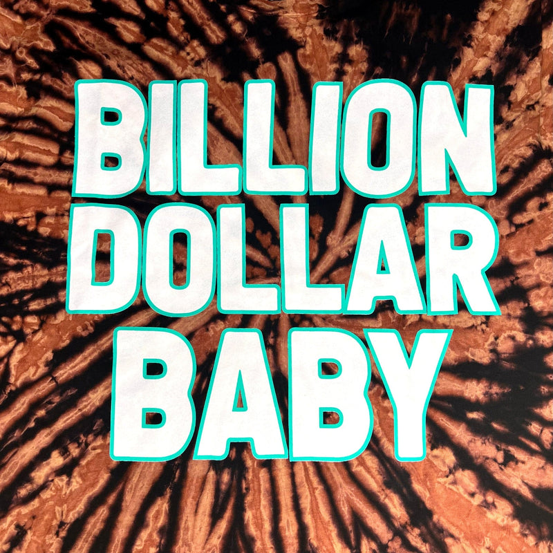 Billion Dollar Baby Logo Tie Dye T Shirt (Black) M