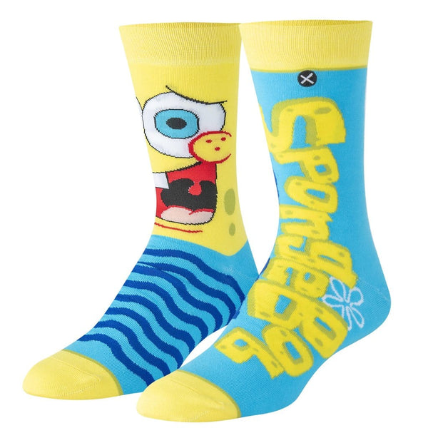 Odd Sox Spongebob Big Face Socks (Size 8-12)