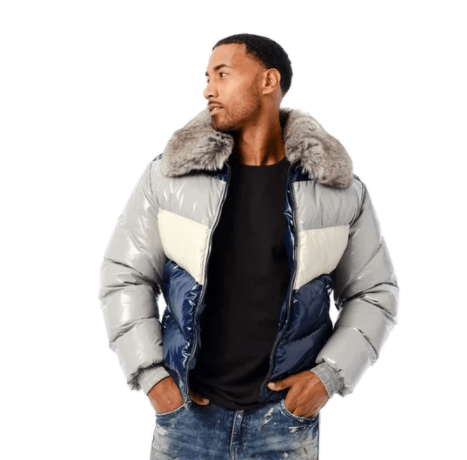 Jordan Craig Puffer Jacket (London Blue) 91505