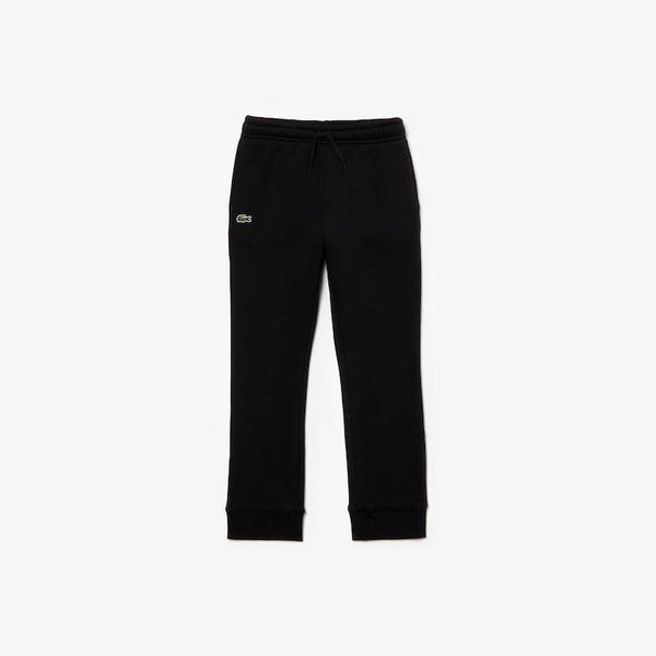 Kids Lacoste Sport Fleece Sweatpants (Black) XJ9476